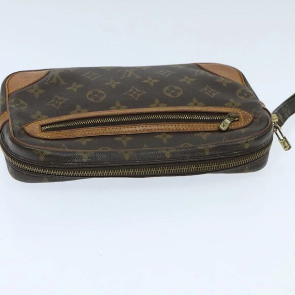 LOUIS VUITTON Monogram Marly Dragonne GM Clutch Bag - Picture 3 of 14